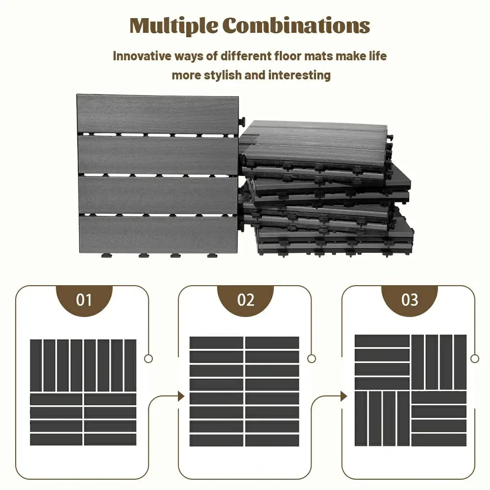 HDPE Interlocking Deck Tiles