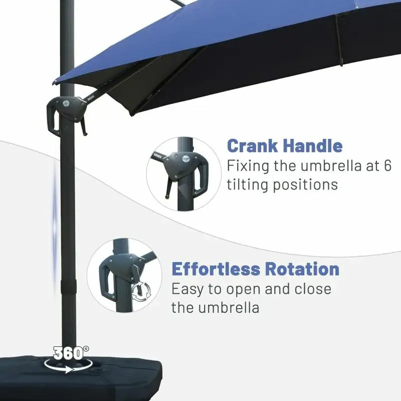 domi cantilever umbrella #size_8'x8'