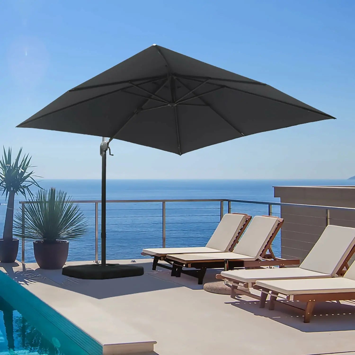 domi cantilever umbrella #size_8'x8'