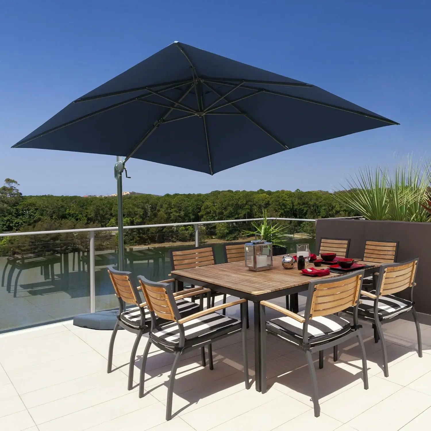 domi cantilever umbrella #size_8'x8'