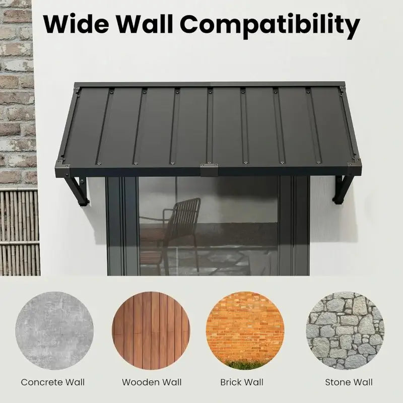 Metal Window Awnings#size_40.94" W x 24.2" D x 18.98" H
