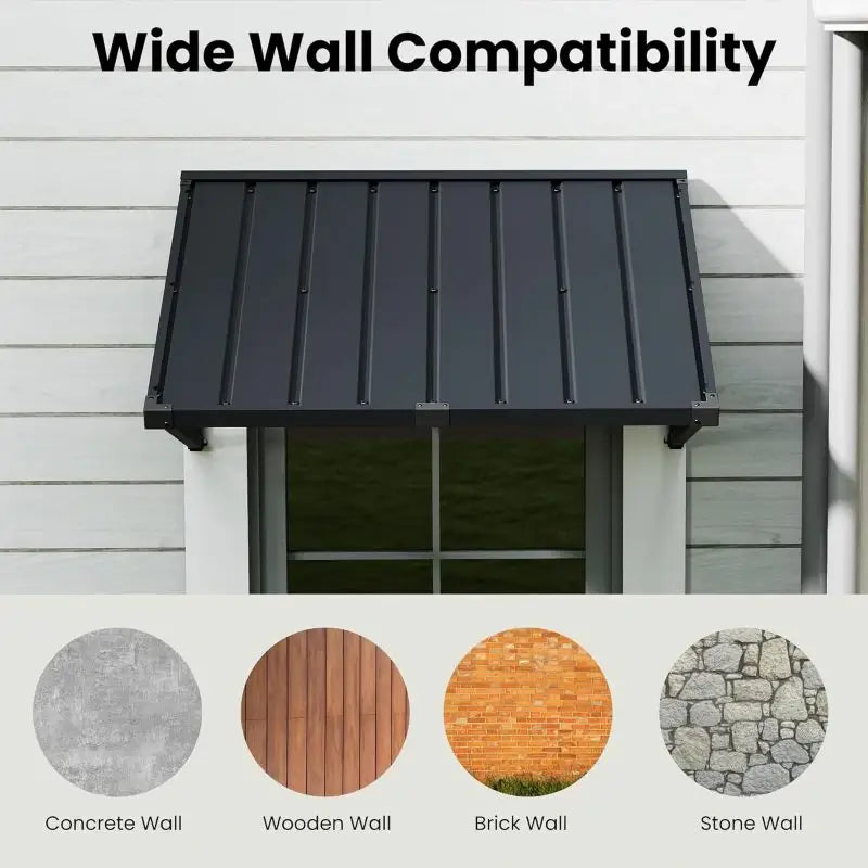Metal Window Awnings#size_40.94" W x 36" D x 22.91" H