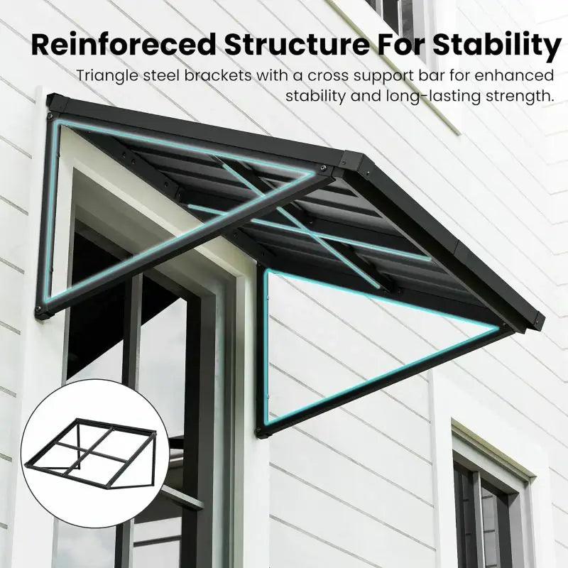 Metal Window Awnings#size_40.94" W x 36" D x 22.91" H