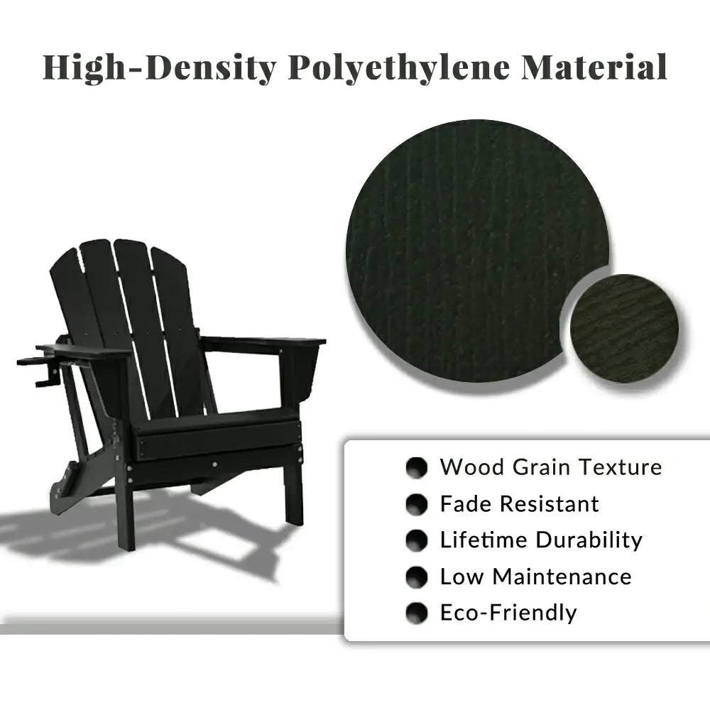 Domi Outdoor Living Adirondack Chairs#color_black