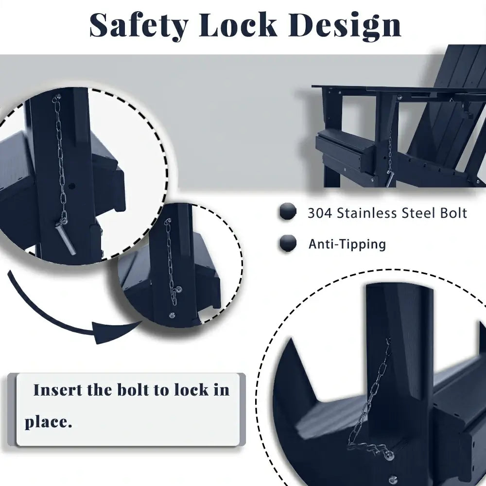 Domi Outdoor Living Adirondack Chairs#color_dark blue