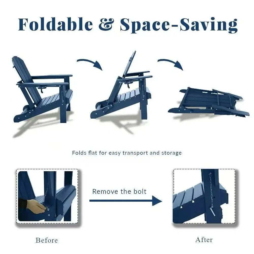 Domi Outdoor Living Adirondack Chairs#color_dark blue