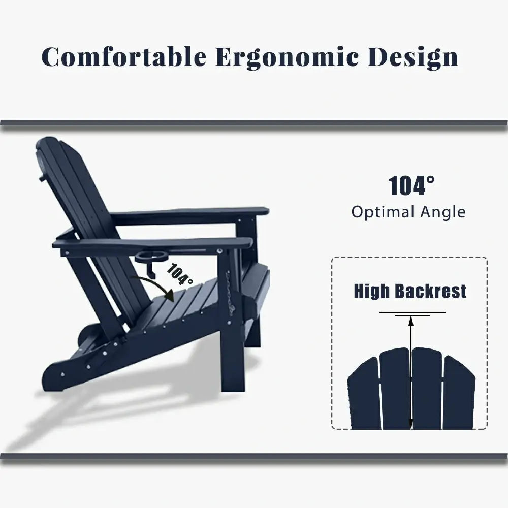 Domi Outdoor Living Adirondack Chairs#color_dark blue