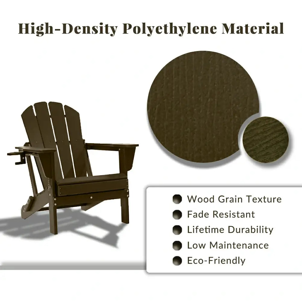 Domi Outdoor Living Adirondack Chairs#color_black