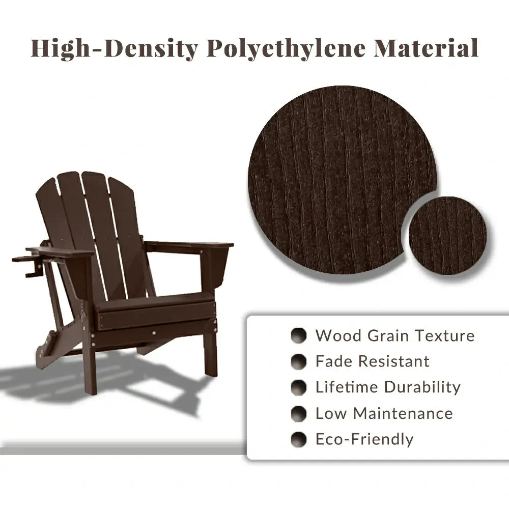 Domi Outdoor Living Adirondack Chairs#color_black