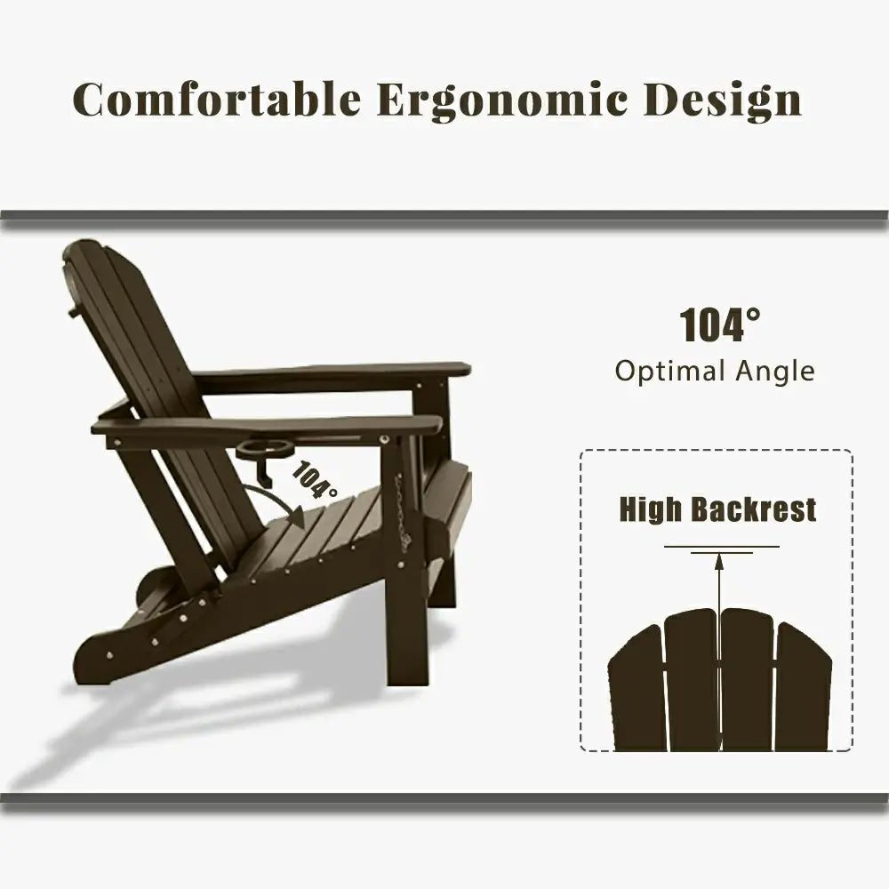 Domi Outdoor Living Adirondack Chairs#color_brown