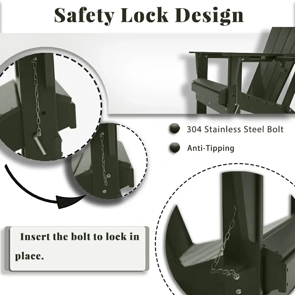 Domi Outdoor Living Adirondack Chairs#color_gray