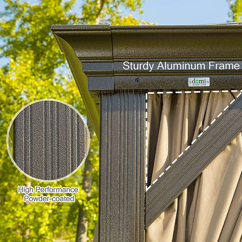 Domi Outdoor Living Hardtop Gazebo#size_10'x14'