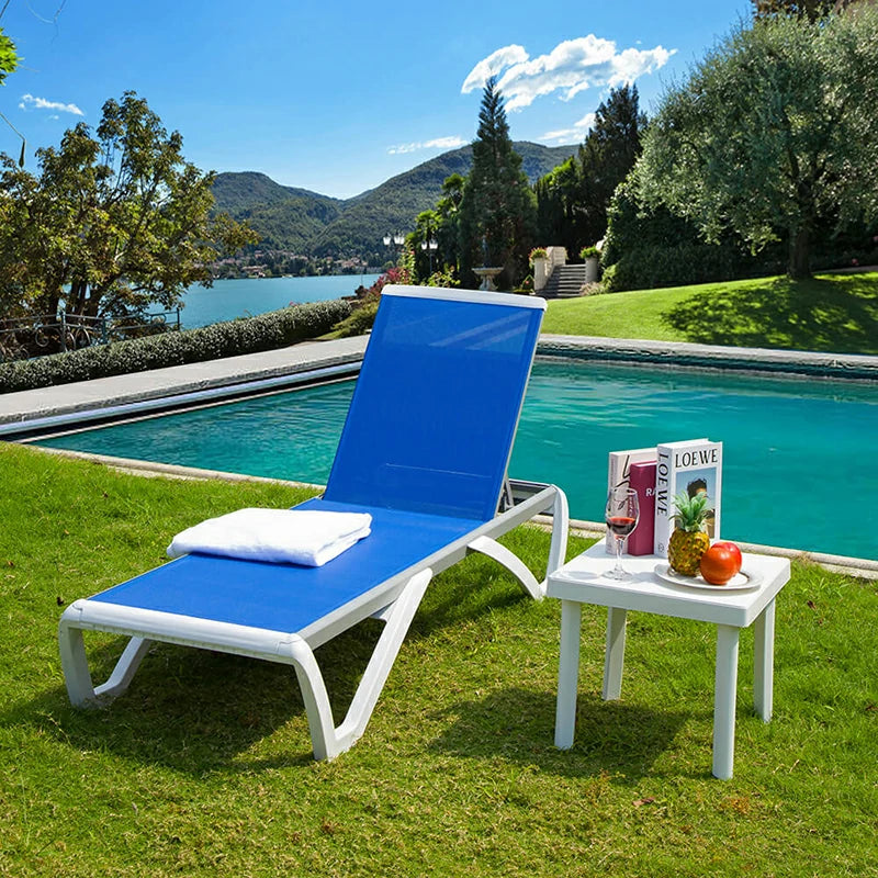 Domi Armless Outdoor Chaise Lounge#color_blue