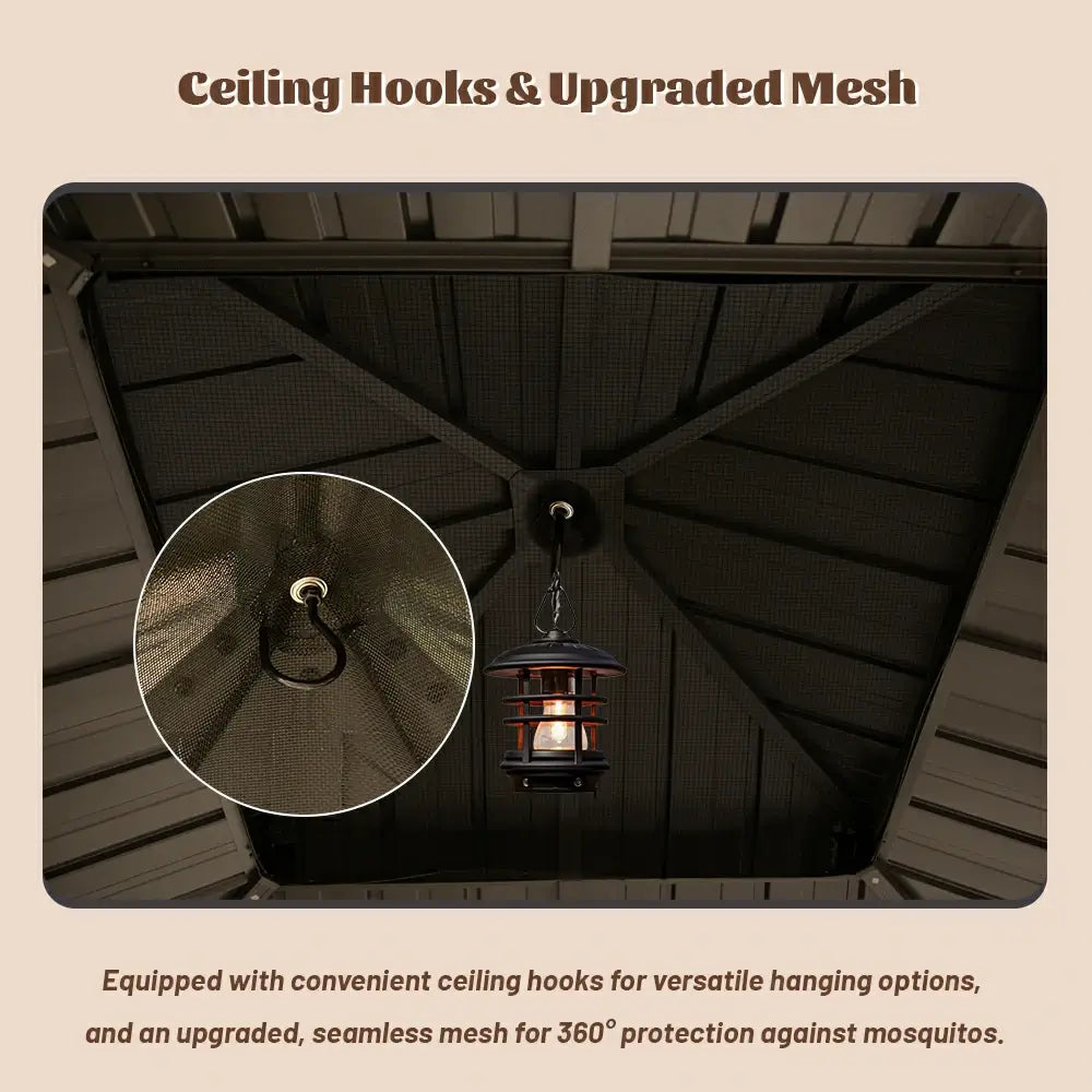 Domi outdoor living Hardtop gazebo#size_13'x13'