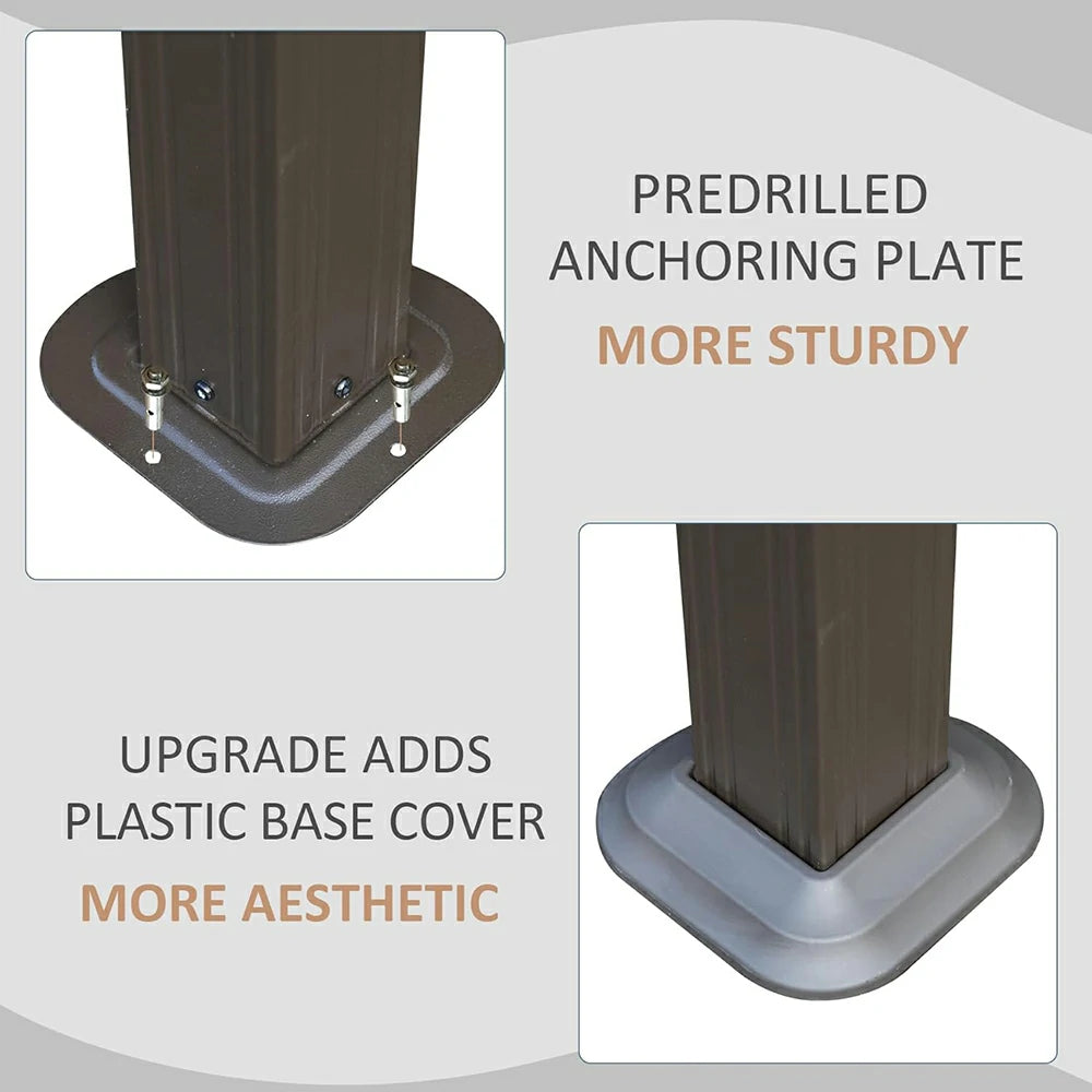 Domi outdoor living Hardtop gazebo#size_14'x24'