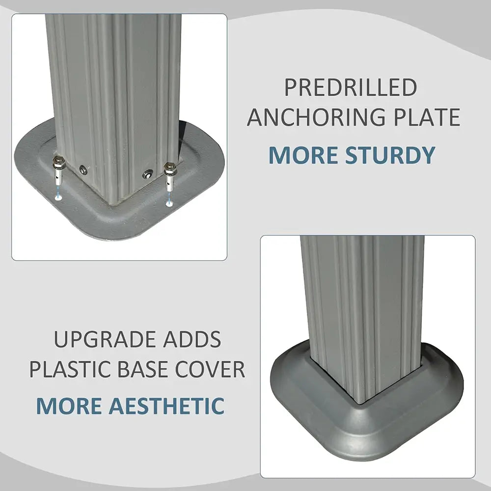 Domi outdoor living Hardtop gazebo#size_10'x14'