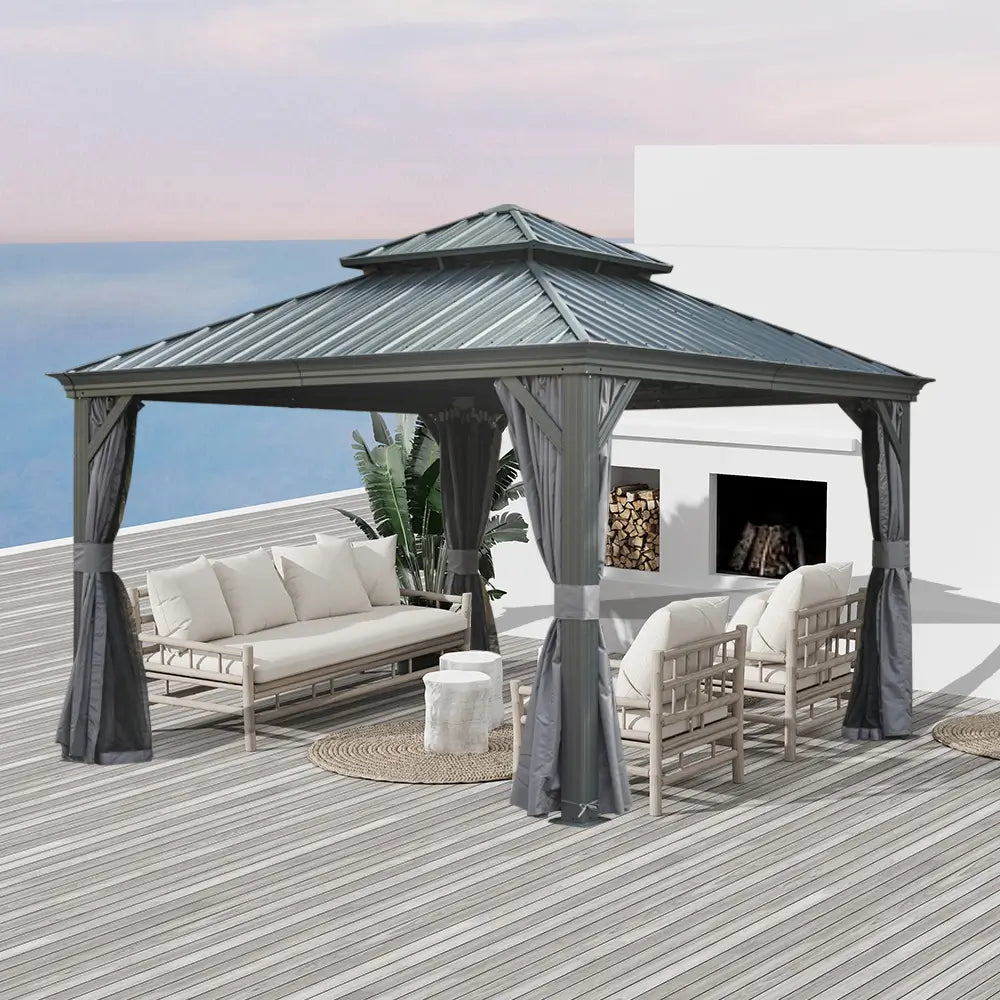 Domi outdoor living Hardtop gazebo#size_12'x12'