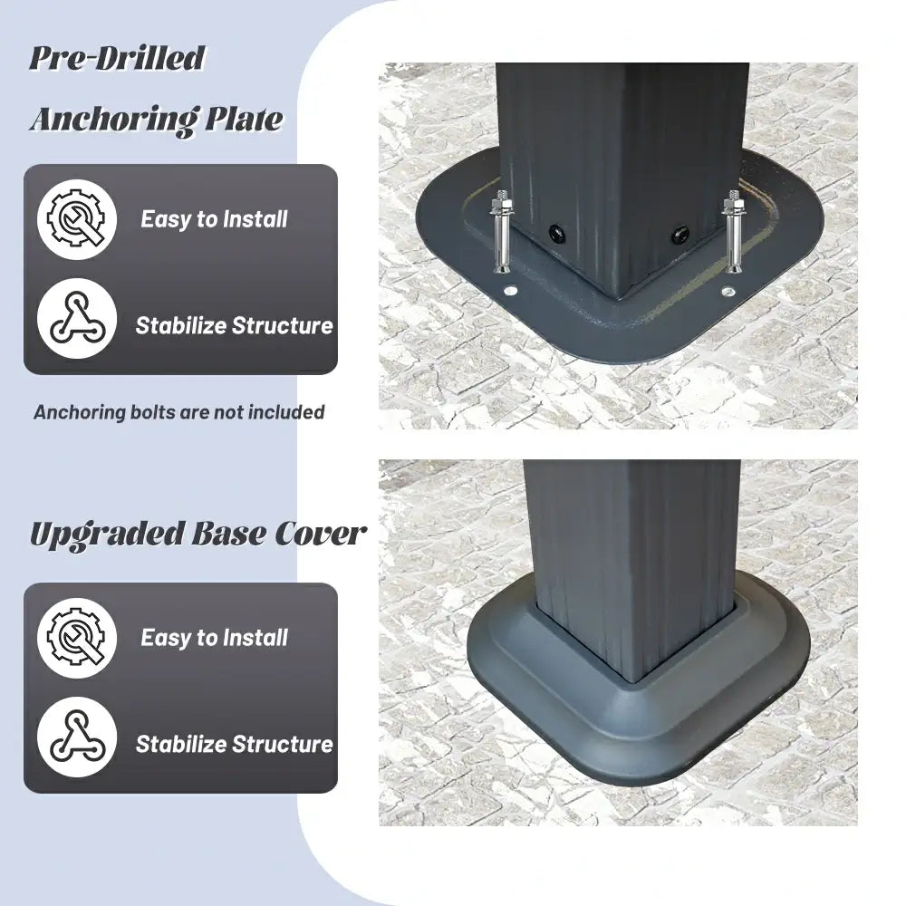 Domi outdoor living Hardtop gazebo#size_13'x13'