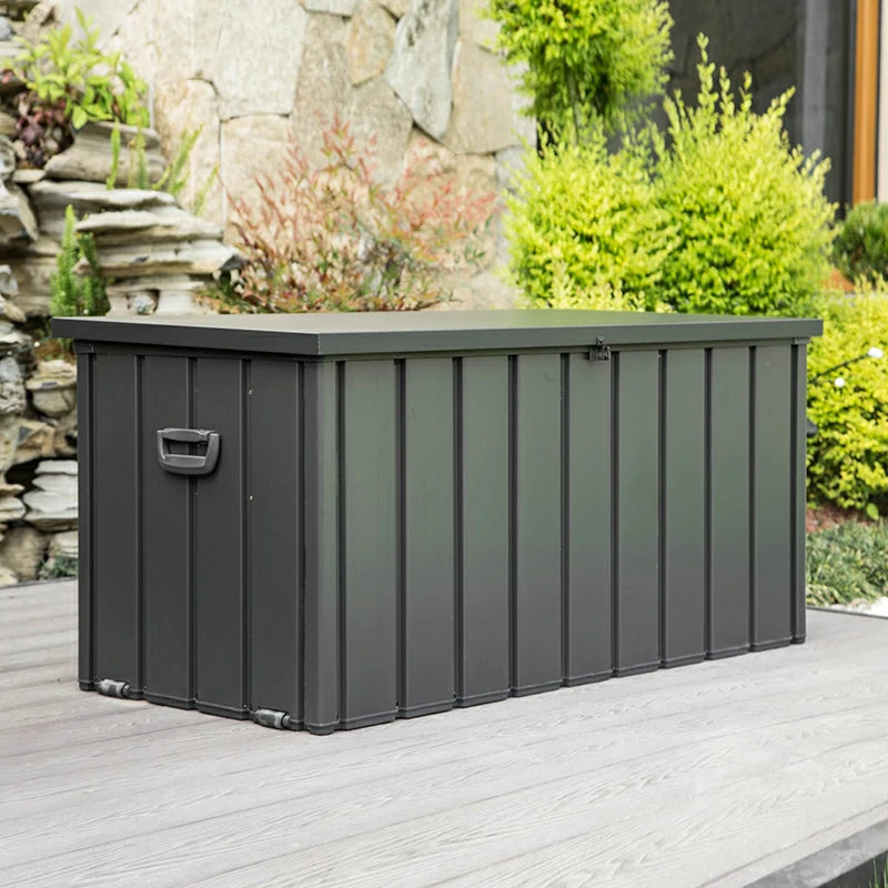 Outdoor shop deck box