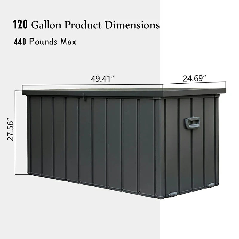 Domi Outdoor Living deck box#capacity_120 gallons W/Storage Bag