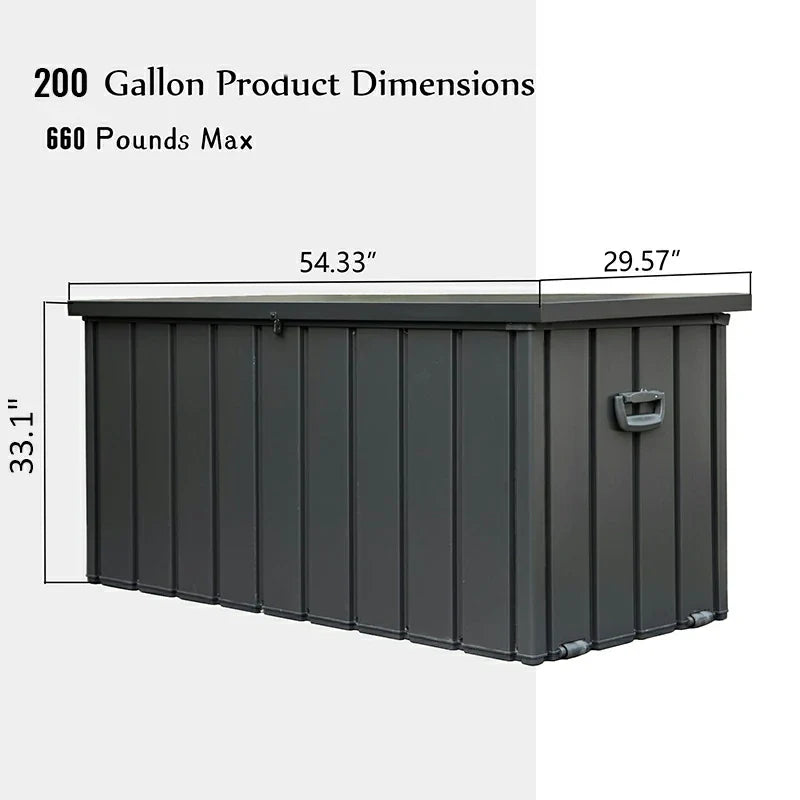 Domi Outdoor Living deck box#capacity_200 gallons W/Storage Bag