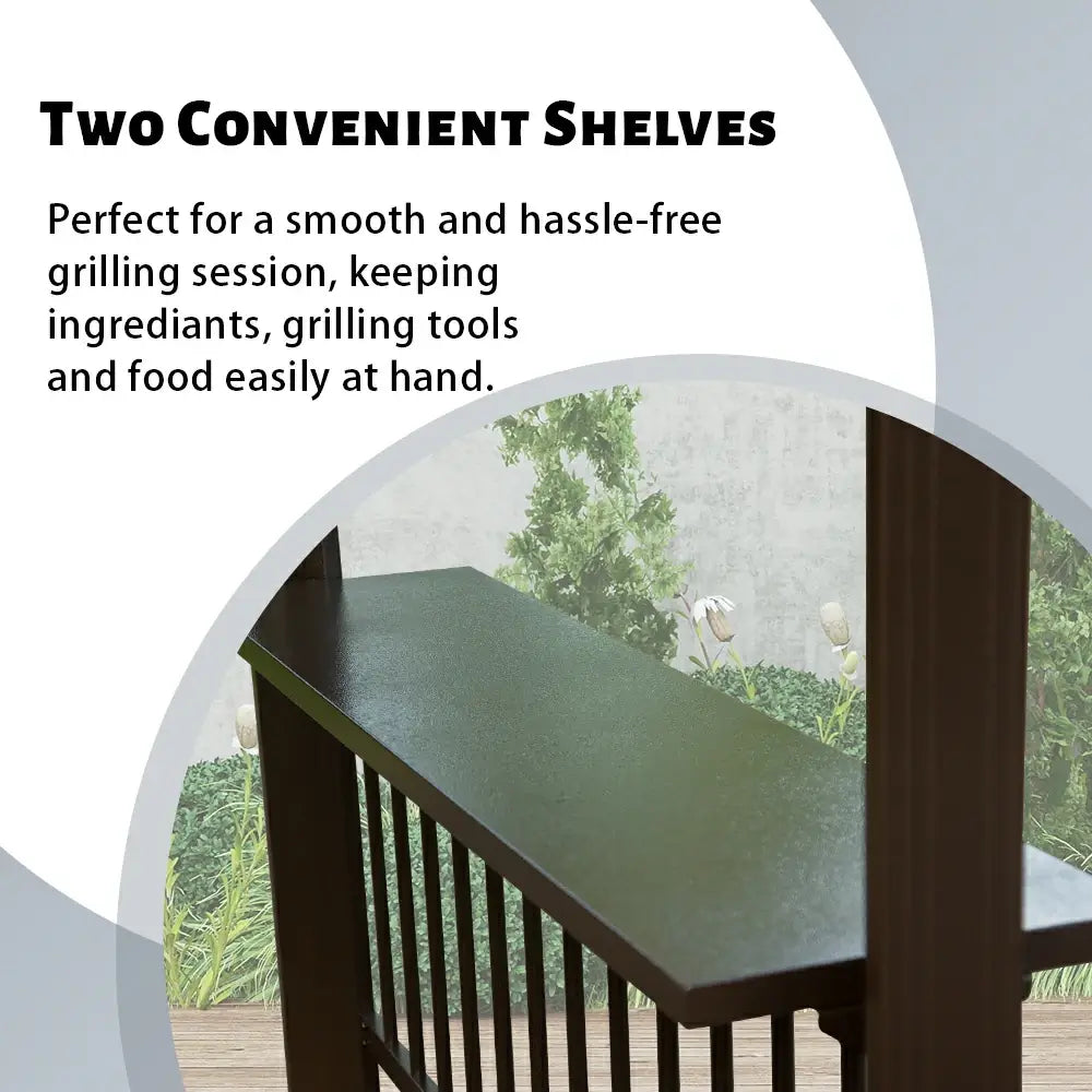 domi grill gazebo sloping roof #color_brown