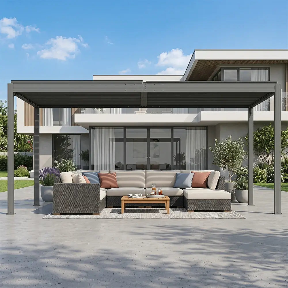 domi louvered pergola#size_10'x16'