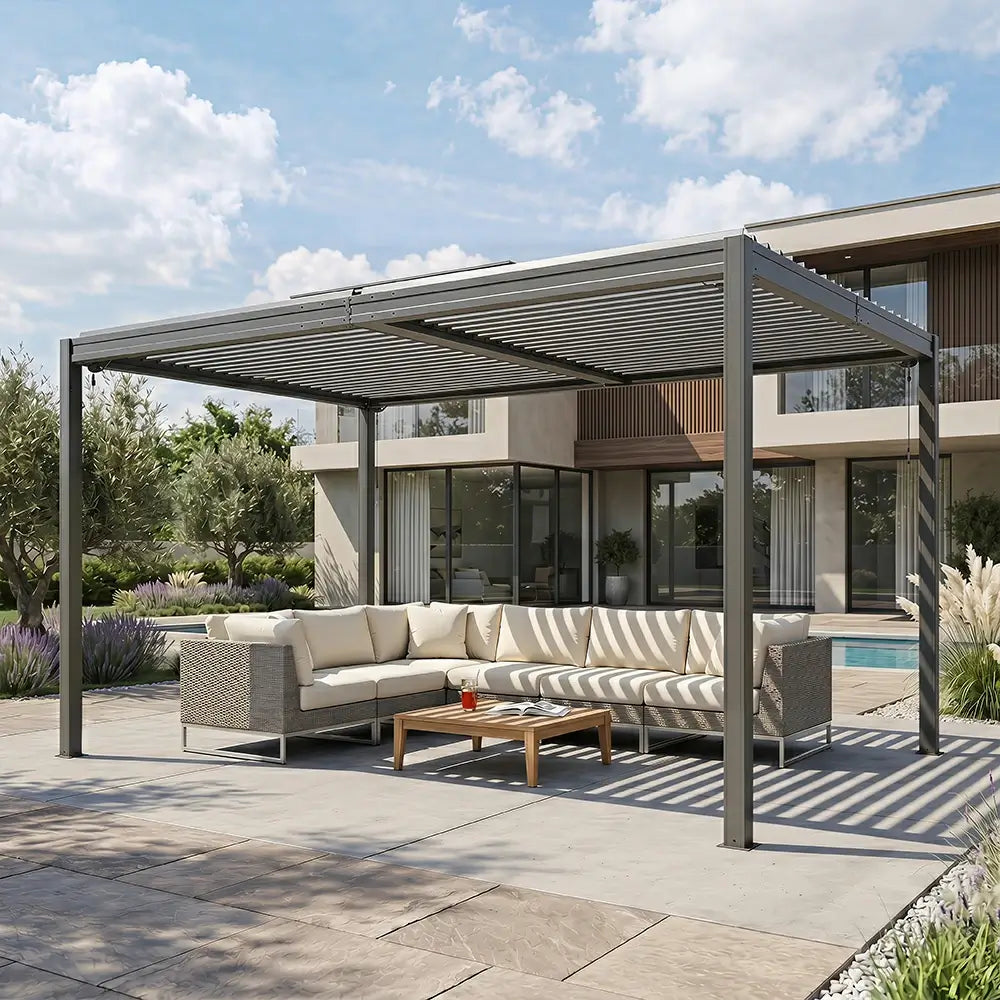 domi louvered pergola#size_10'x16'