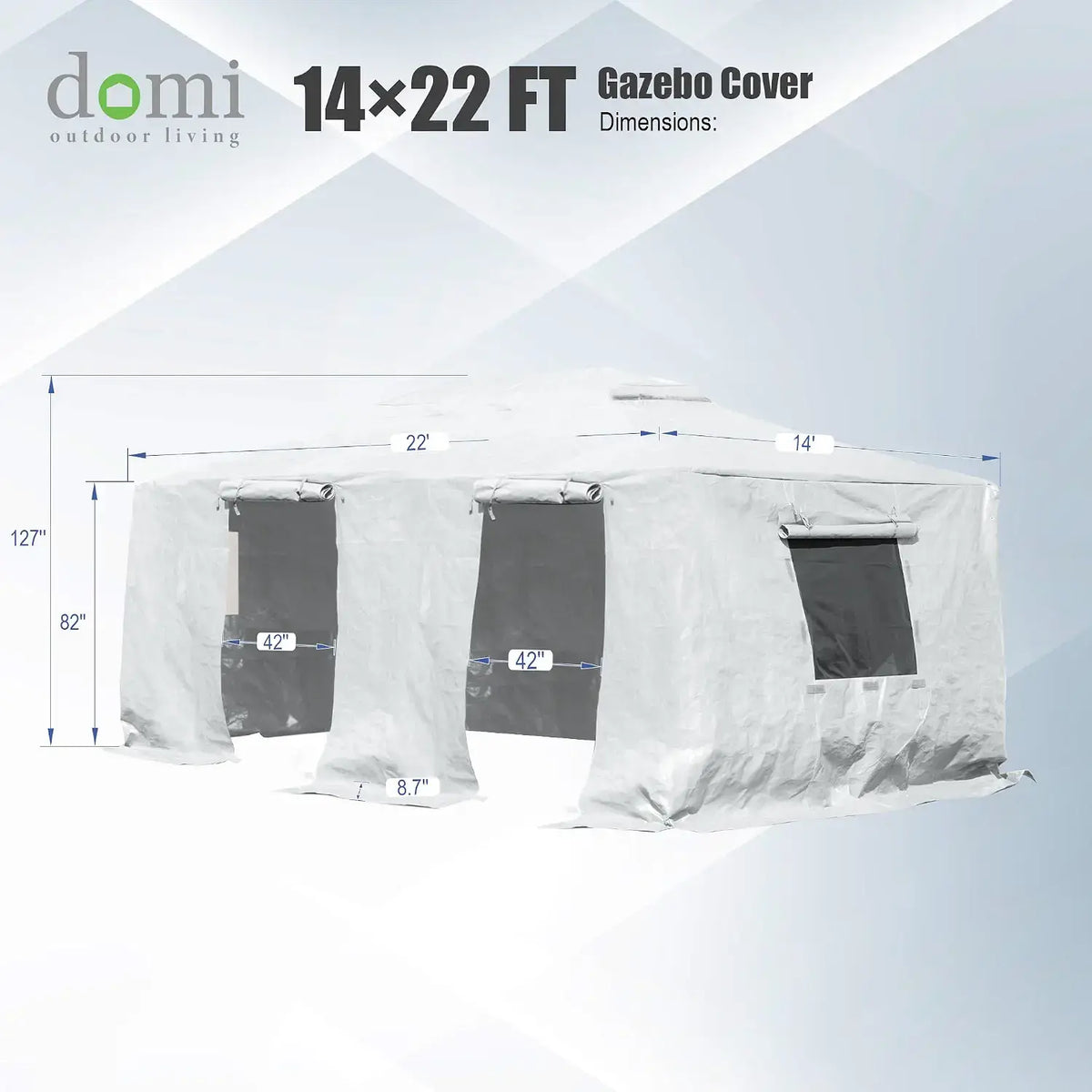 hardtop gazebo#size_14'x22'