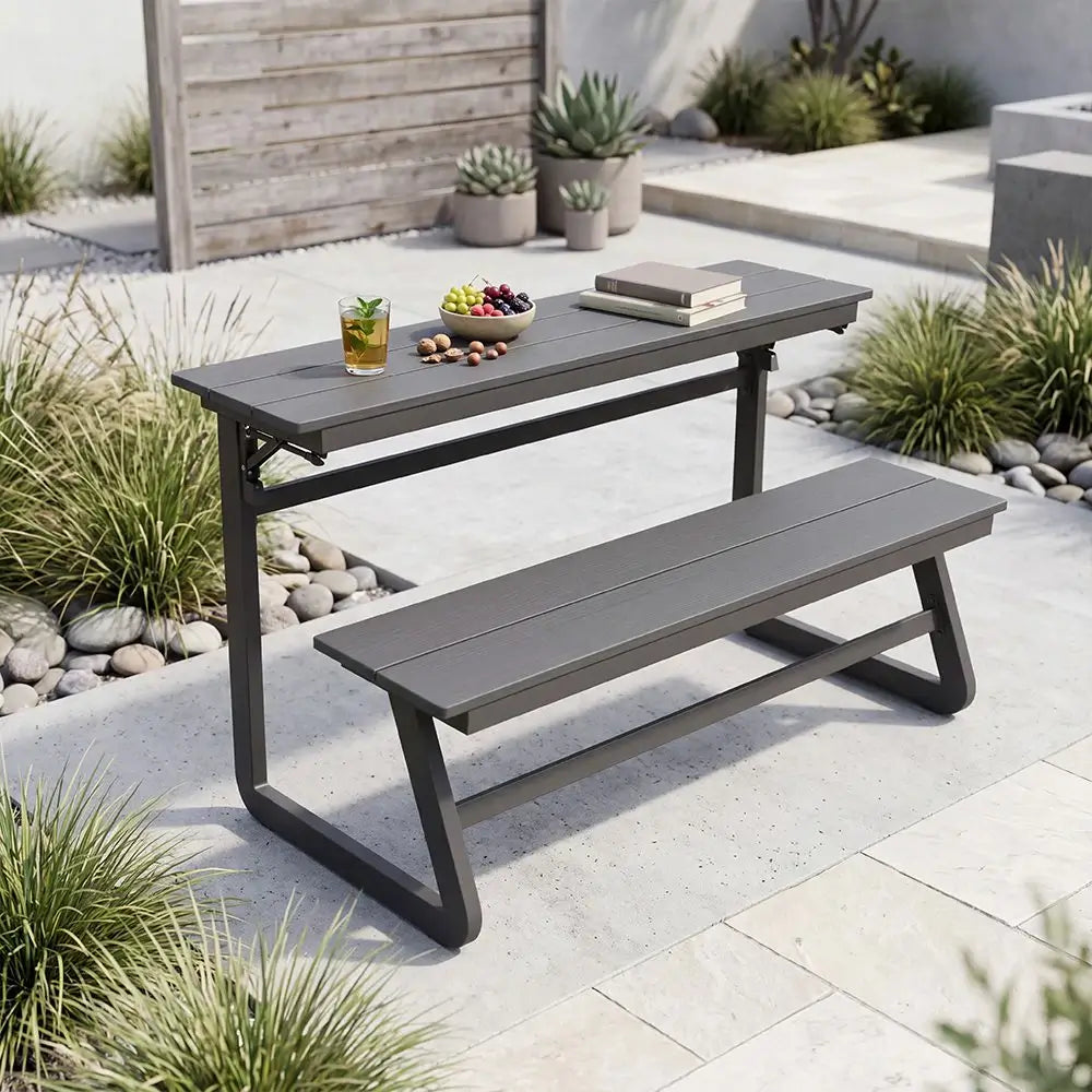 domi convertible bench table#Color_gray