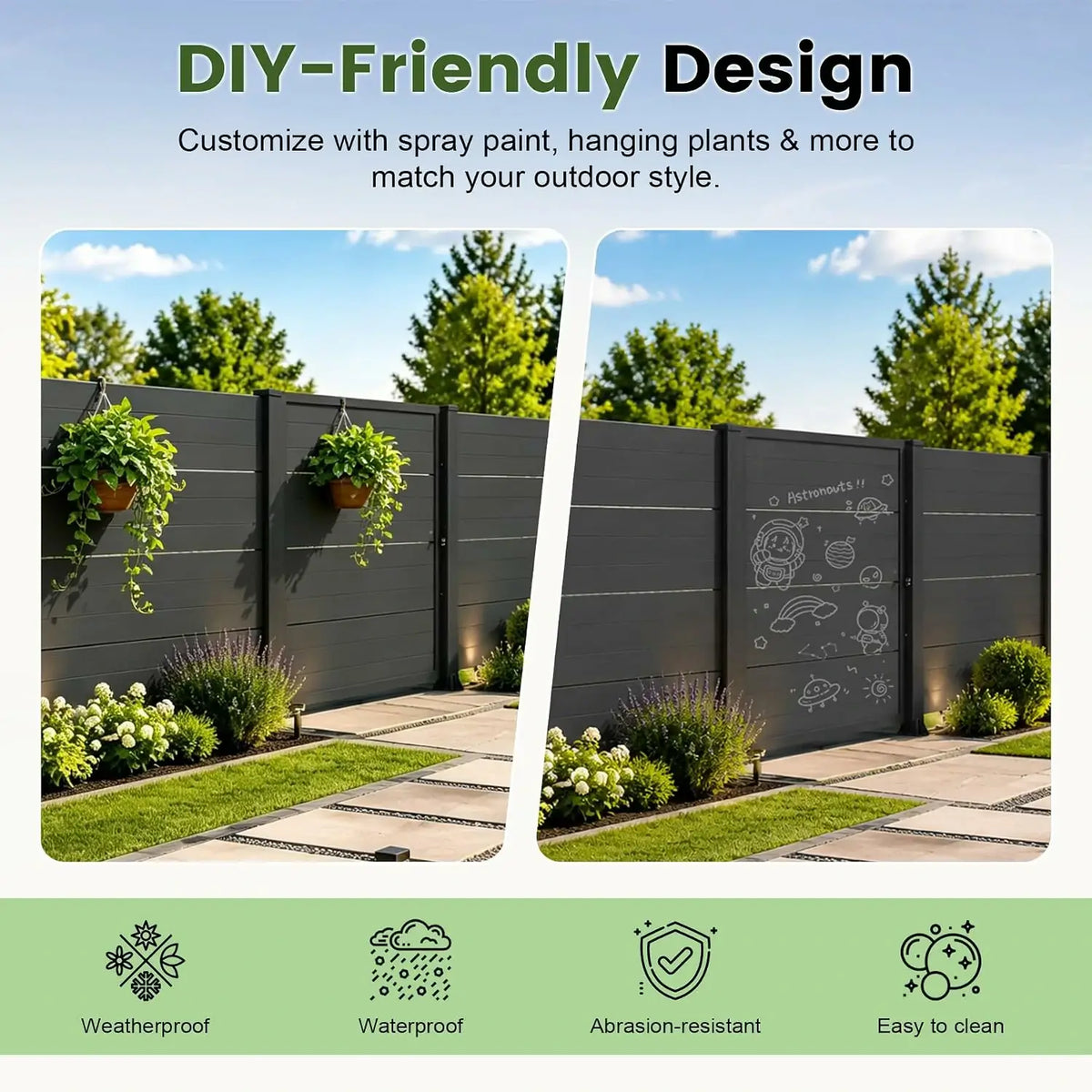 domi hdpe outdoor privacy screen #Color_gray