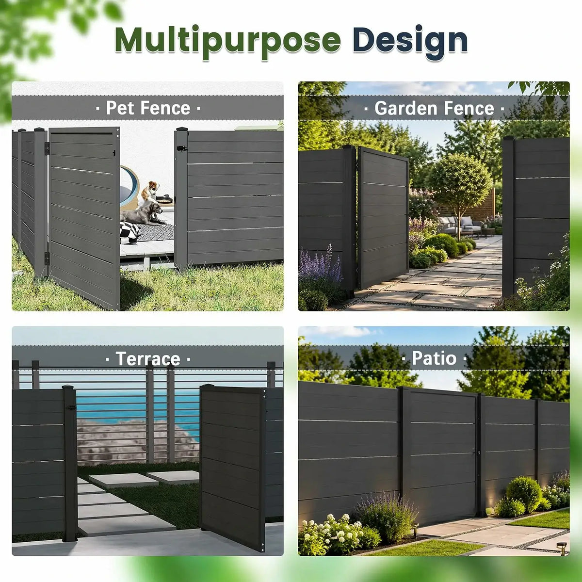 domi hdpe outdoor privacy screen #Color_gray