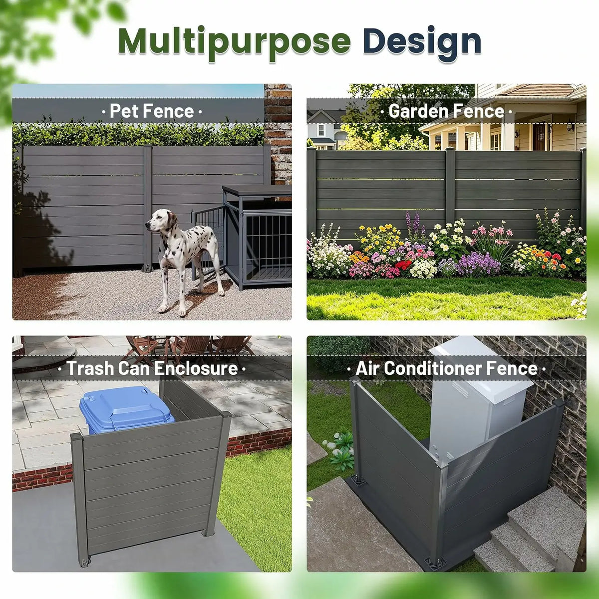 domi hdpe outdoor privacy screen #Color_gray