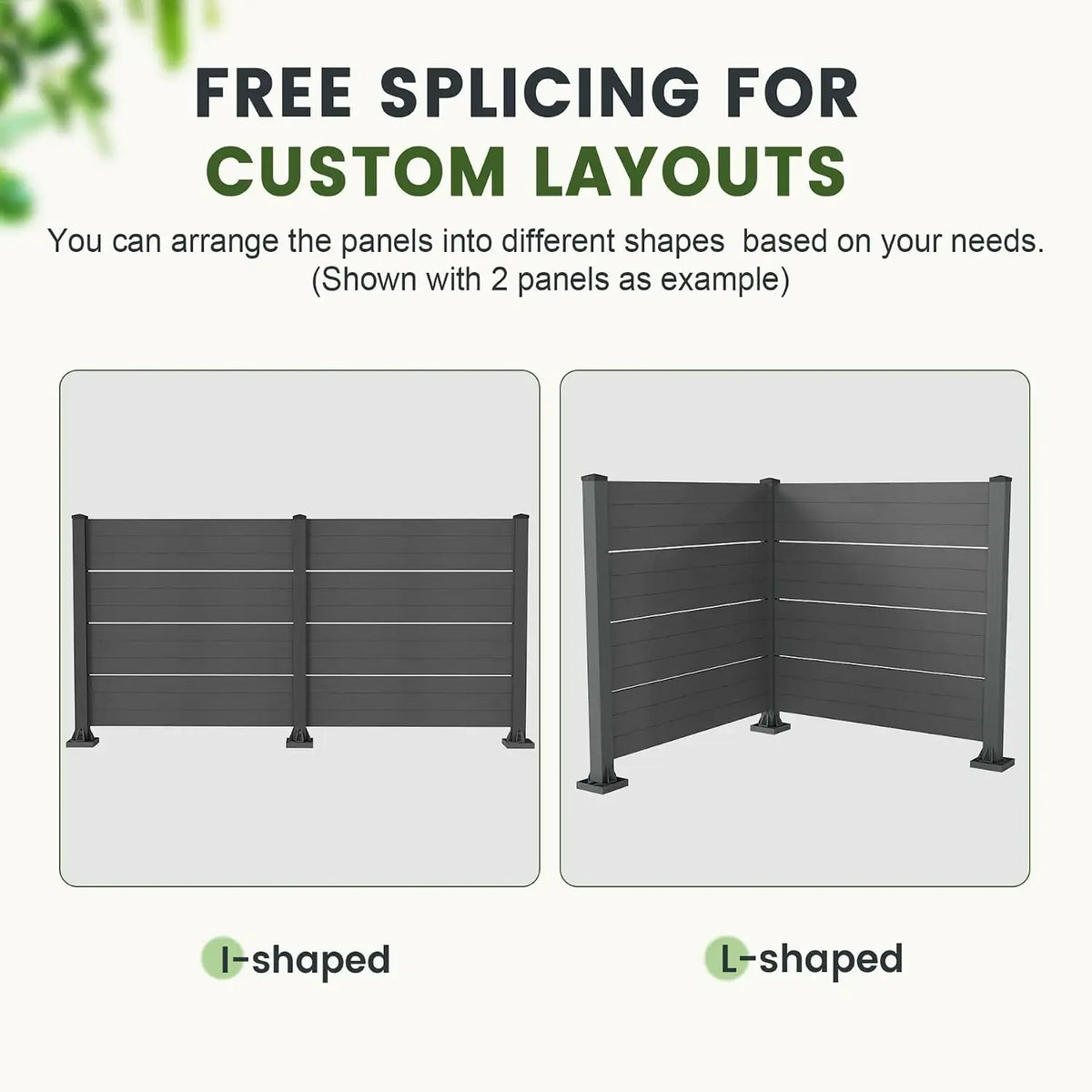 domi hdpe outdoor privacy screen #Color_gray