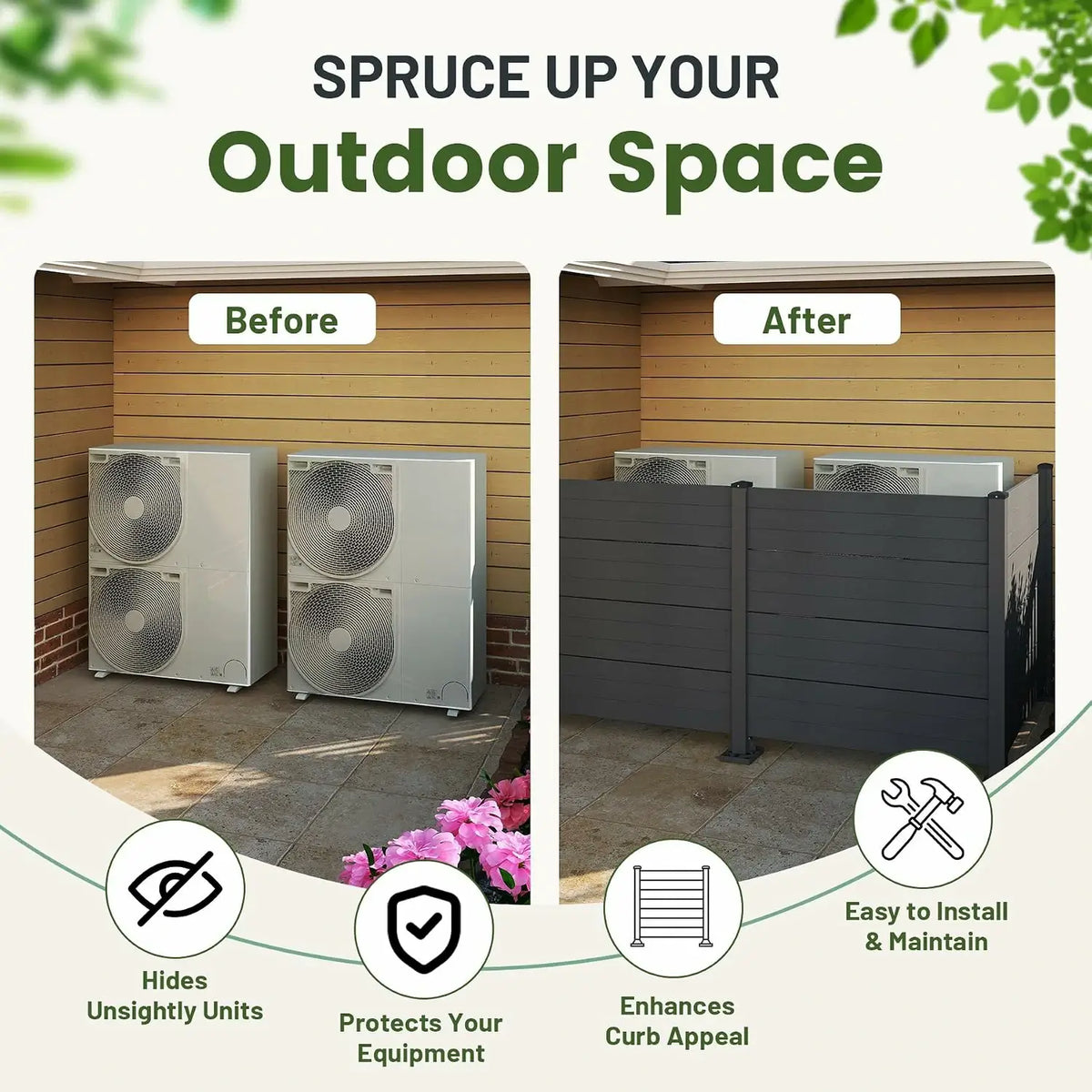 domi hdpe outdoor privacy screen #Color_gray