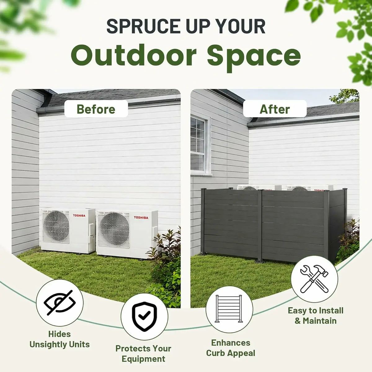 domi hdpe outdoor privacy screen #Color_gray