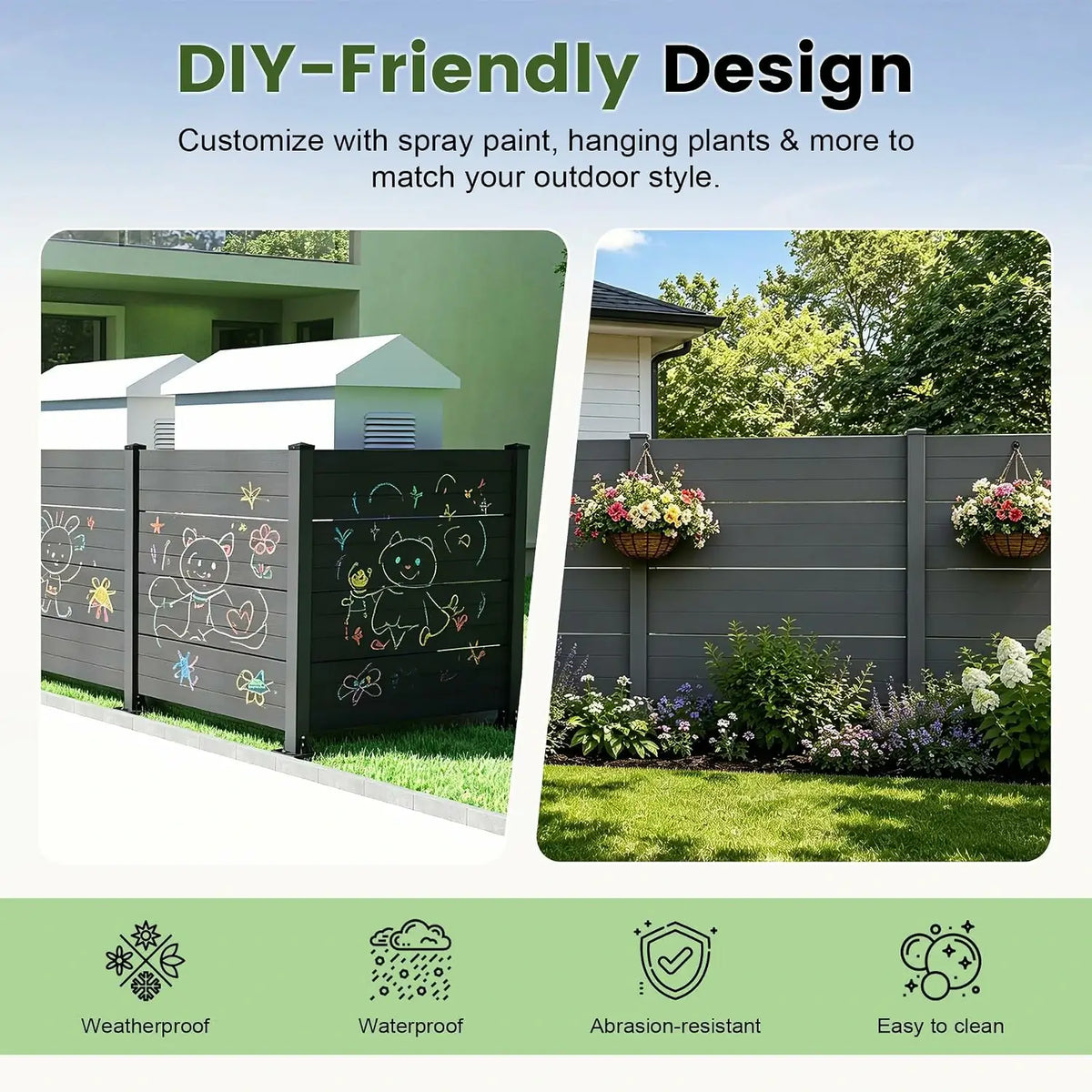 domi hdpe outdoor privacy screen #Color_gray