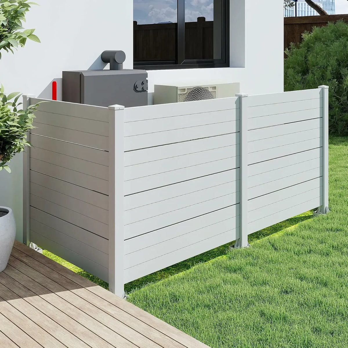 domi hdpe outdoor privacy screen #Color_white