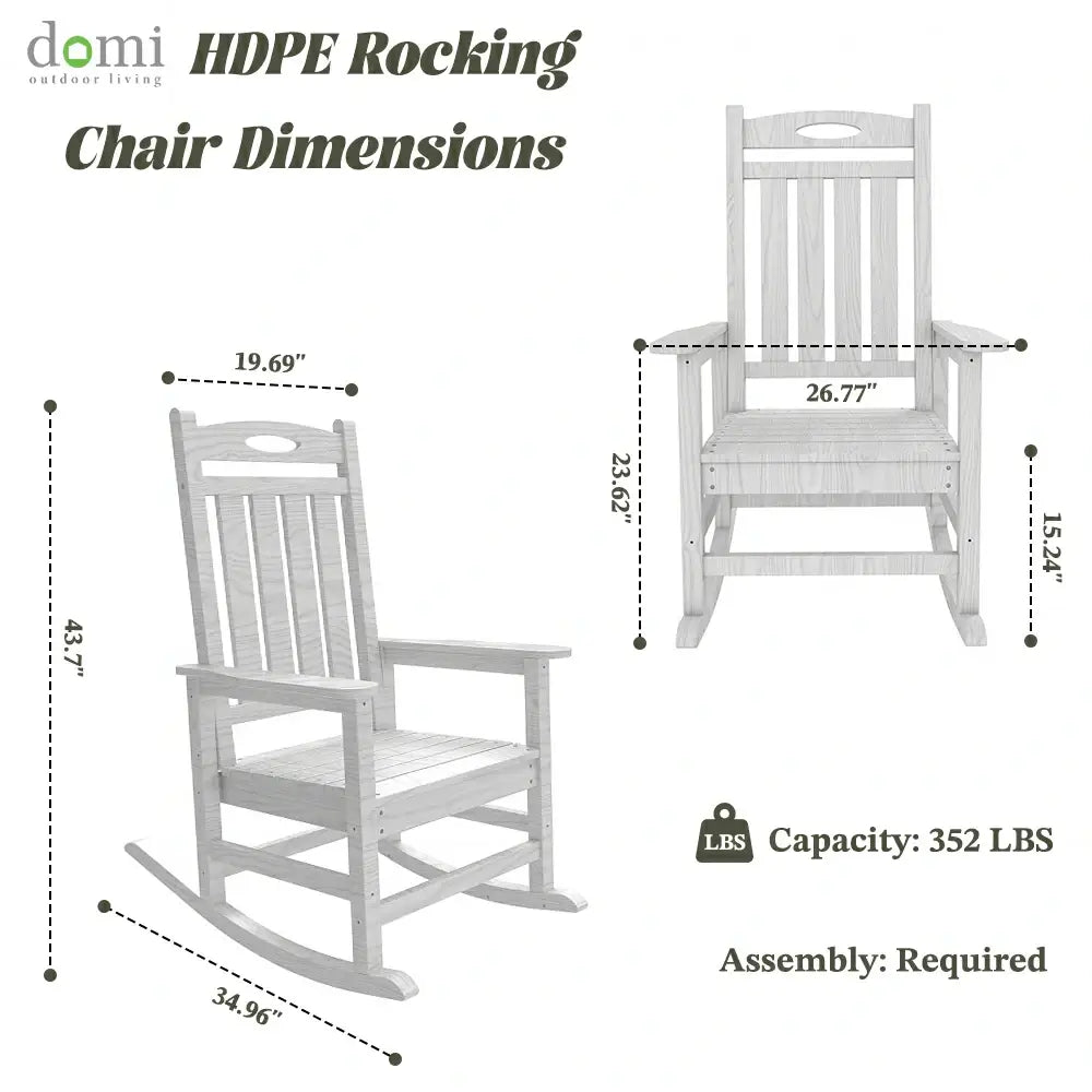 HDPE Classic Rocking Chairs