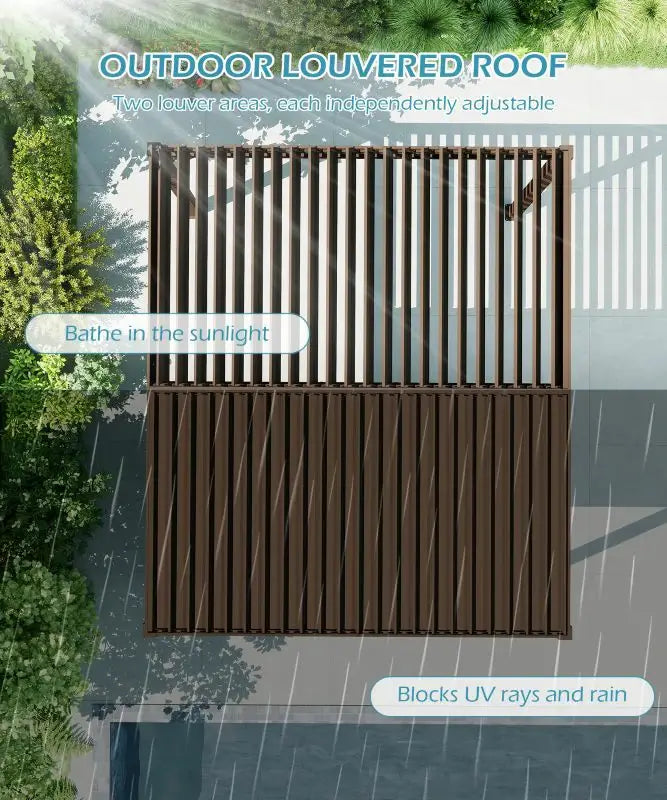 domi louvered pergola#size_10'x12'