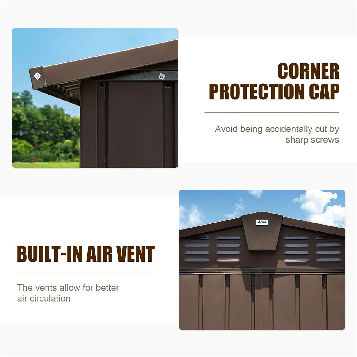 Domi Outdoor Living storage shed#size_11'x9'