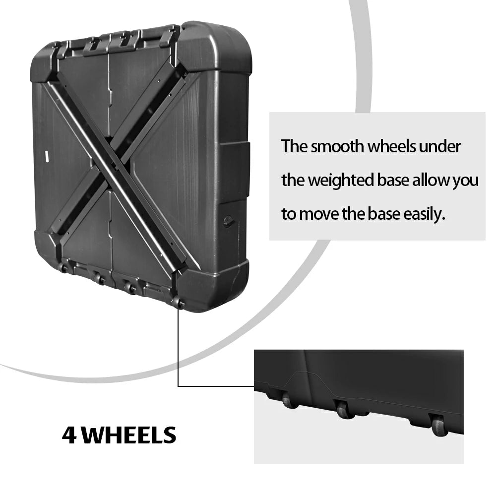 Double Top Cantilever Patio Umbrella Base- 330 LBS