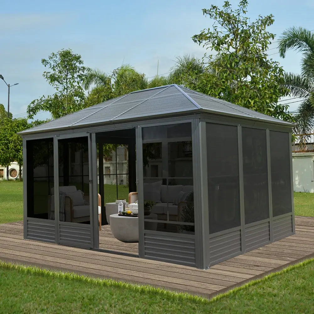 domi all season sunroom with double sliding doors#size_11.2'x14.6'