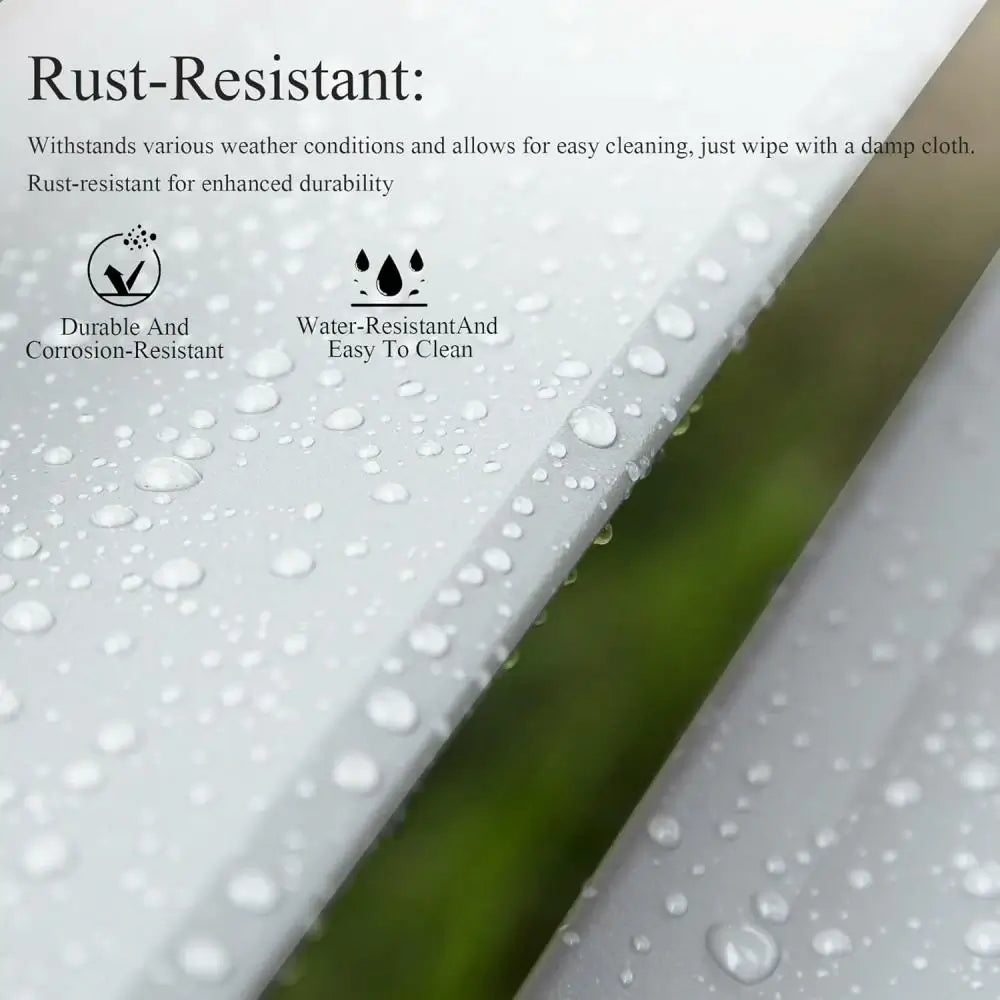 Domi Outdoor Living Louvered Pergola Screen#color_white