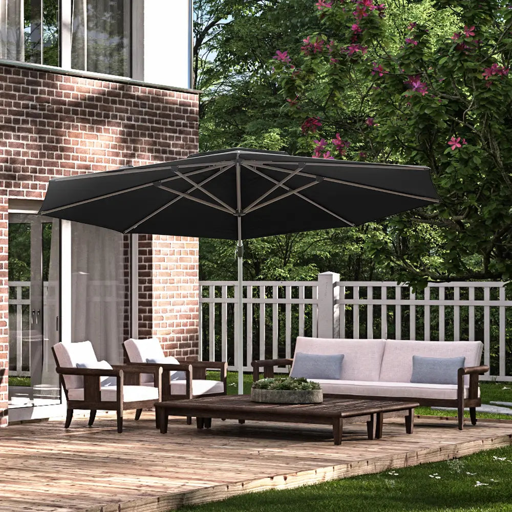 domi patio umbrella #color_Black