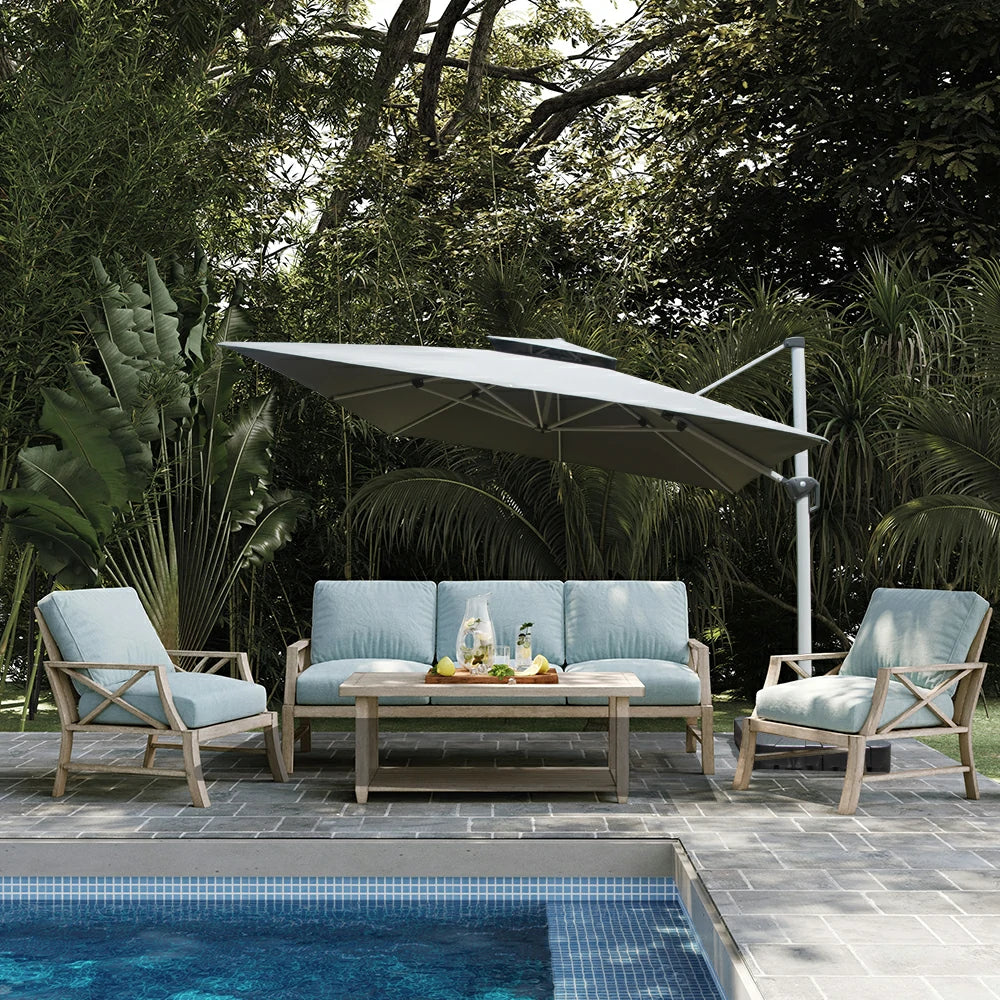 domi patio umbrella square#color_Dark Gray