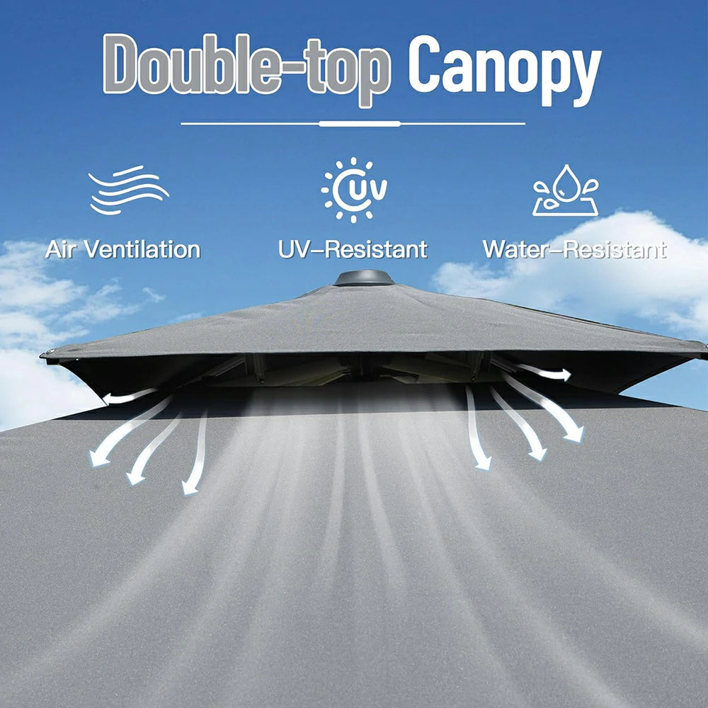 domi patio umbrella square#color_Dark Gray