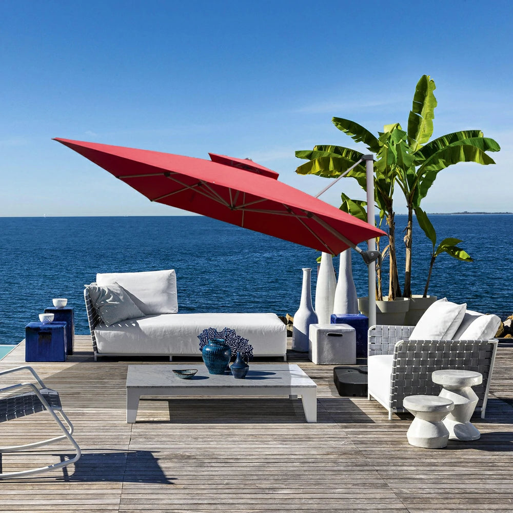 domi patio umbrella square#color_Red