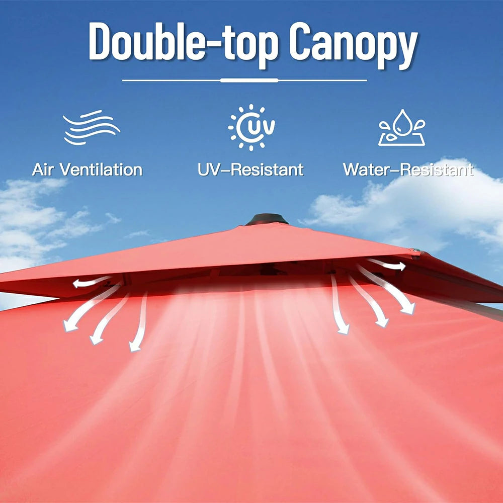 domi patio umbrella square#color_Red