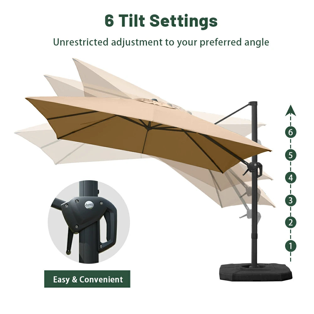domi cantilever umbrella #size_10'x10'